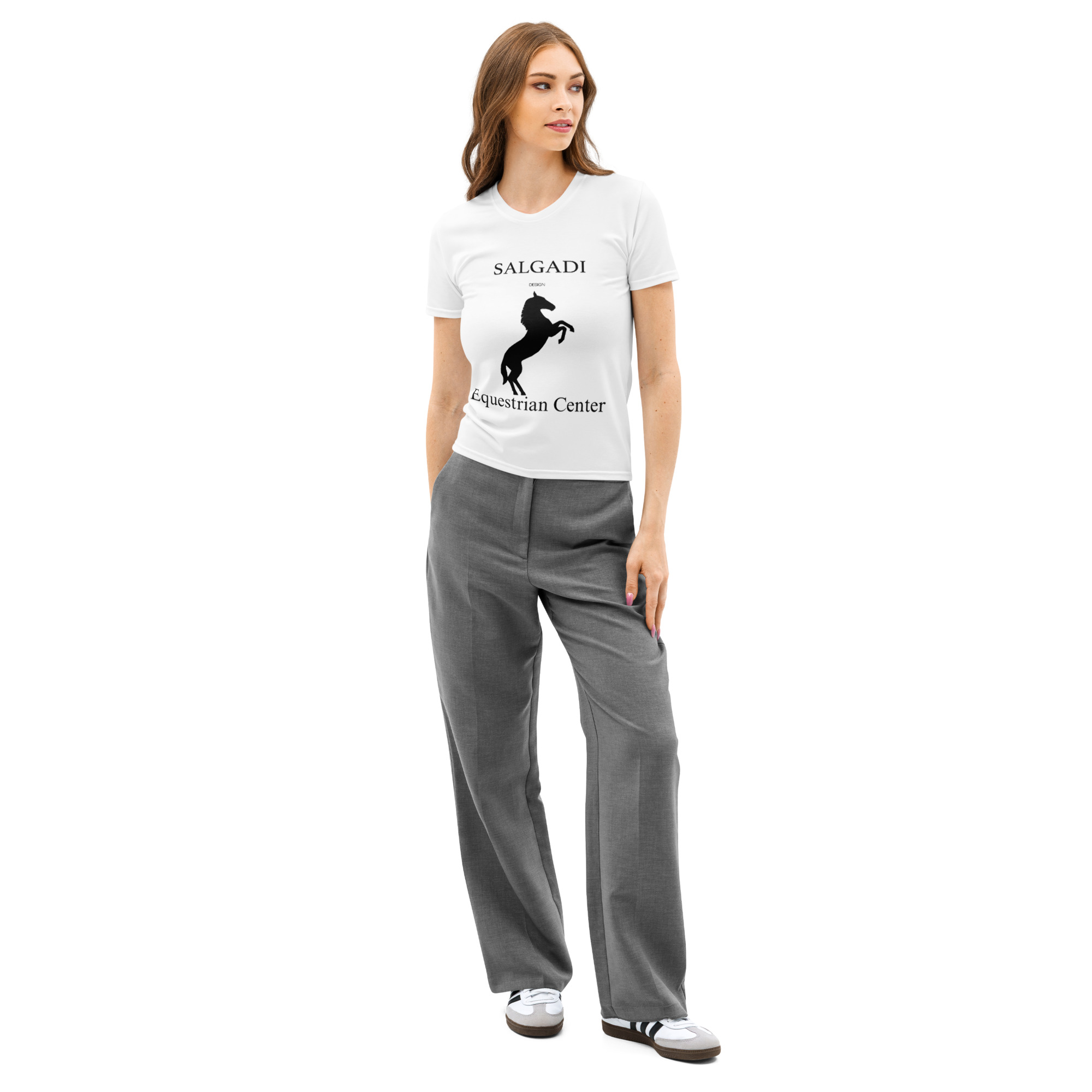 women’s cotton crew neck t shirt