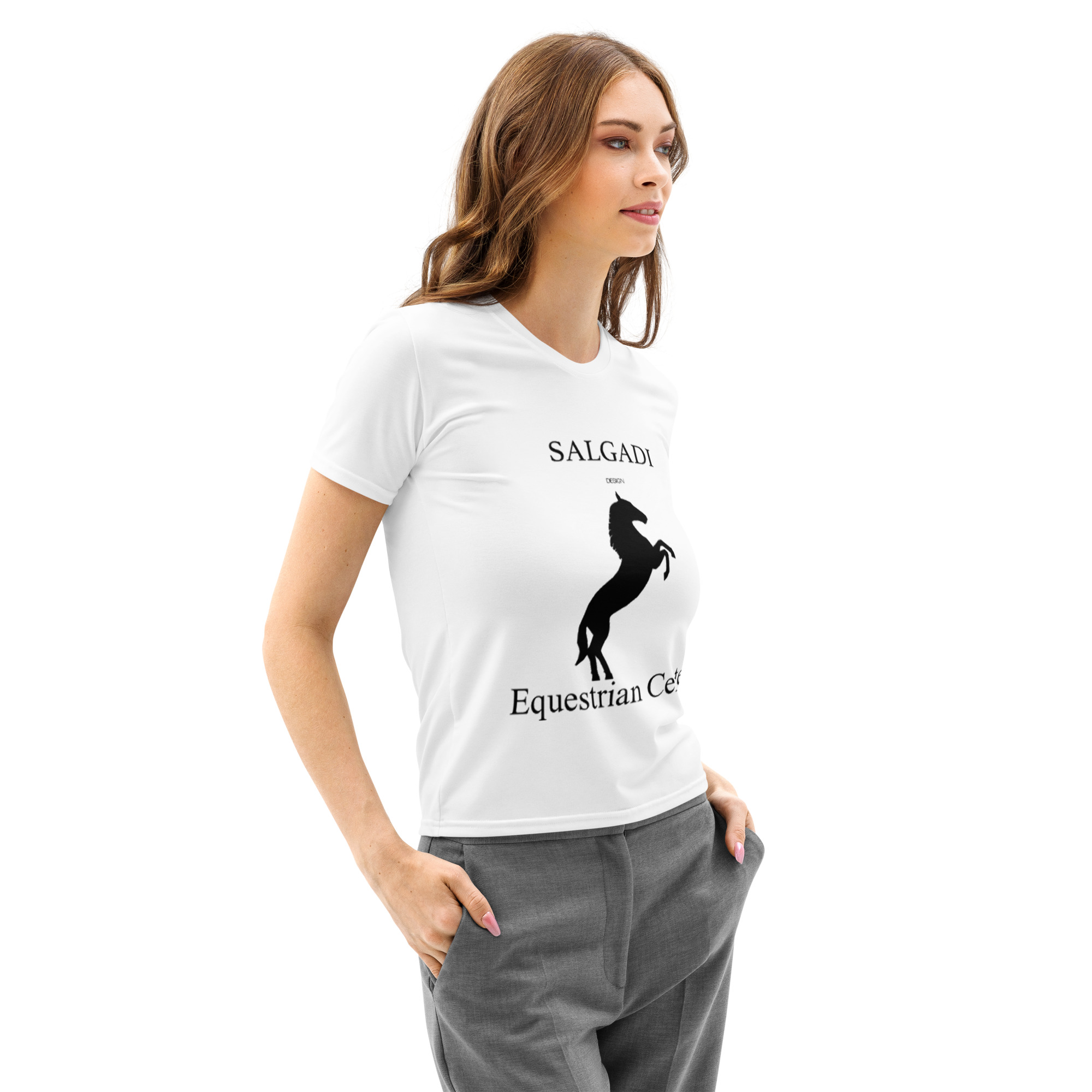 women’s cotton crew neck t shirt